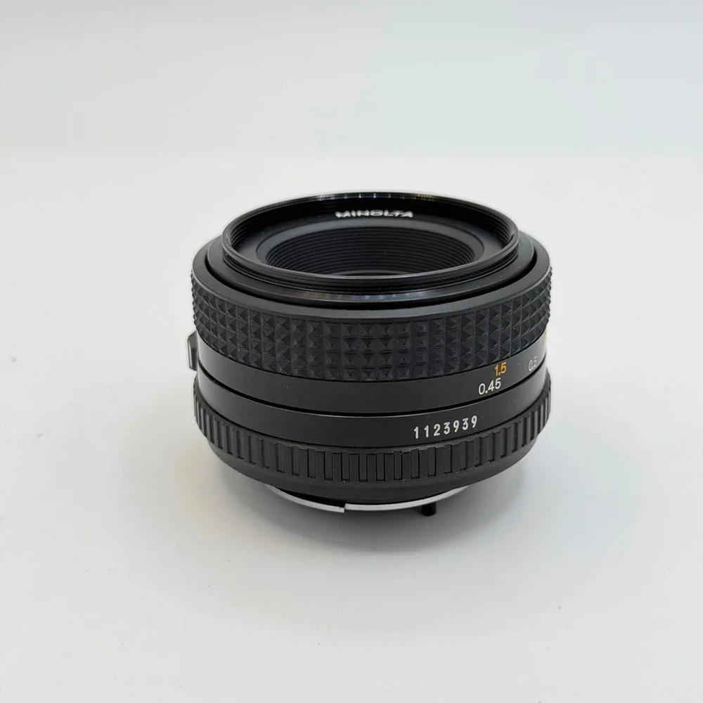 Minolta MD 50mm f/2 Manual Focus Prime Lens SR Mount Japan 49mm Filter 1123939